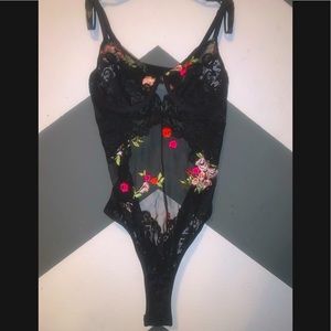 womens lace body suit/lingerie